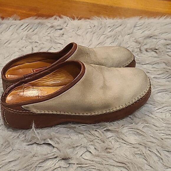 Cole Haan country f8910 slip on tan and brown‎ mules womens size 7 1/2 - Picture 6 of 9